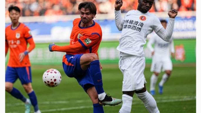 浙江0-5铁人，姆本扎戴帽，热菲尼奥、田玉达破门
